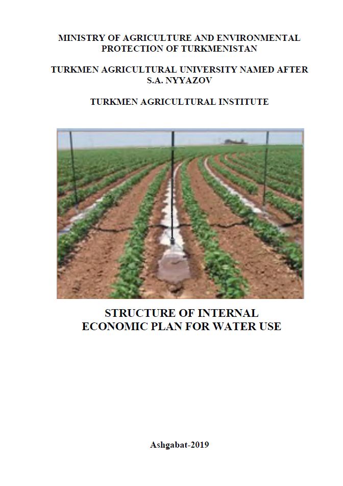 Structure of internal economic plan for water use