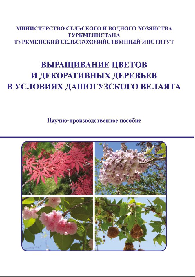 Выращивание декоративных деревьев и цветов в условиях Дашогузского велаята